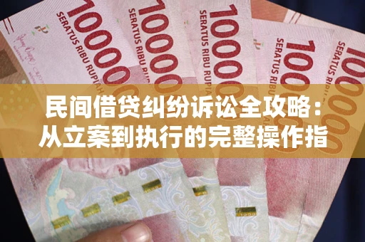 济南民间借贷纠纷诉讼全攻略：从立案到执行的完整操作指南