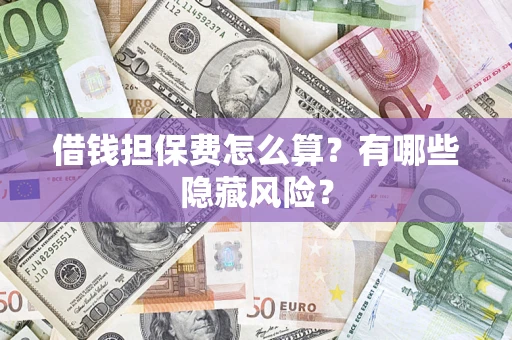 济南借钱担保费怎么算？有哪些隐藏风险？