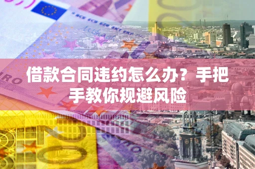 济南借款合同违约怎么办？手把手教你规避风险
