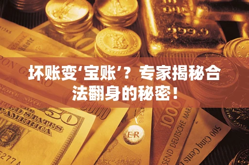 济南坏账变‘宝账’？专家揭秘合法翻身的秘密！