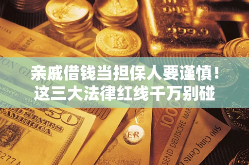 济南亲戚借钱当担保人要谨慎！这三大法律红线千万别碰