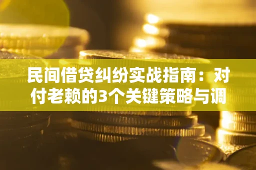 济南民间借贷纠纷实战指南：对付老赖的3个关键策略与调解盲区解析