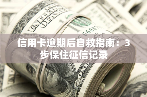 济南信用卡逾期后自救指南：3步保住征信记录