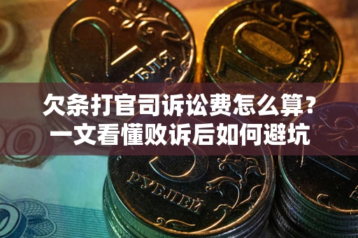 济南欠条打官司诉讼费怎么算？一文看懂败诉后如何避坑