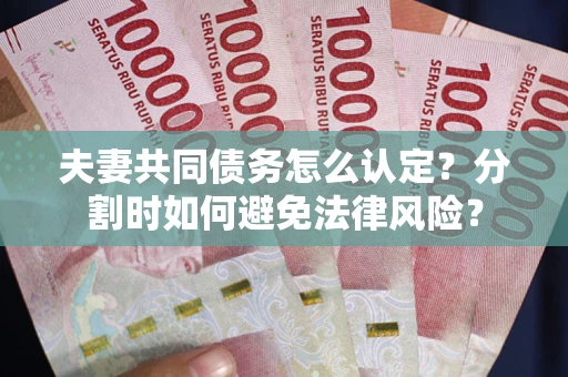 济南夫妻共同债务怎么认定？分割时如何避免法律风险？
